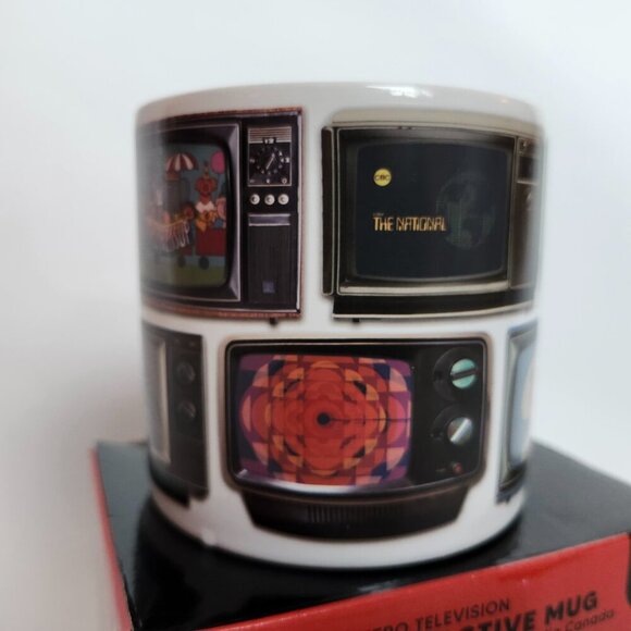 CBC Retro Television Mug Main and Local New in Box Heat Reactive BNIP - Picture 5 of 12